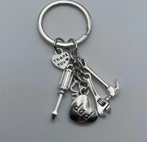Dad Charm keychain Tools For Dad, Father’s Day Gift - Picture 1 of 2