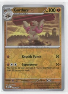 Pokemon Twilight Masquerade 104/167 Gurdurr Reverse Holo - Picture 1 of 1