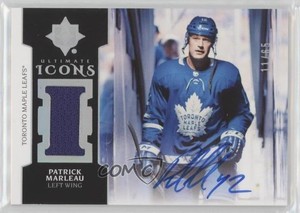 2018-19 Upper Deck Ultimate Collection Icons /65 Patrick Marleau #UIA-PM Auto