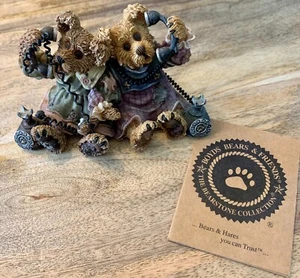 BOYDS BEARS & FRIENDS Alexandra & Belle Telephone Tied 227720 w/COA & Orig Box - Picture 1 of 4