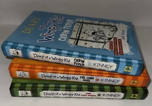 Diary Of A Wimpy Kid Jeff Kinney Hard Cover Book 9, 6,&3 - Picture 1 of 9