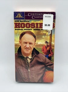 NEW SEALED VHS - HOOSIERS - Hackman Hopper Hershey MGM Watermark Orion - Picture 1 of 12