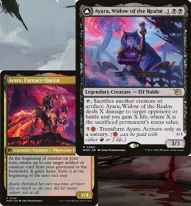 Ayara, Widow of the Realm Life Drain Commander Deck MTG EDH Ready-to-Play Magic - Picture 1 of 12