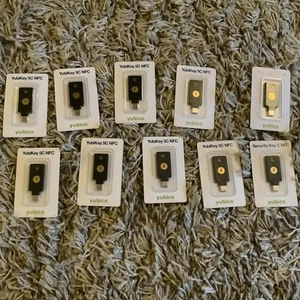 Yubico YubiKey 5C NFC (NOWY ZAPIECZĘTOWANY) x10 - Zdjęcie 1 z 4