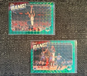 2020-21 Panini Mosaic GREEN BANG Complete Your Set You Pick Basketball Card NBA - Bild 1 von 3