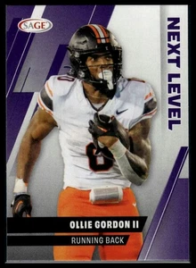 2025 SAGE HIT púrpura Ollie Gordon II #99 Oklahoma State Cowboys novato radiocontrol - Imagen 1 de 2