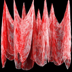 Halloween Cheese Cloth 85 X 394 Inch Bloody Cheesecloth Roll for Crafts Large Co - Picture 1 of 12