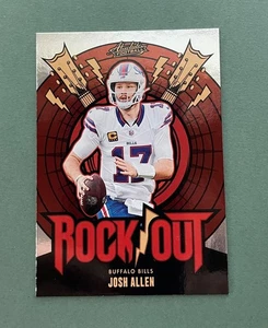 2024 Panini Absolute Football Josh Allen Rock Out #RO-JAN Buffalo Bills - Picture 1 of 2