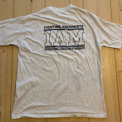 Vintage International Association Machinists Aerospace Lodge 66 Union T-Shirt XL - Image 1 of 4