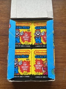 1989 Topps Nintendo Box of 48 Packs 🇺🇸 - Photo 1/6