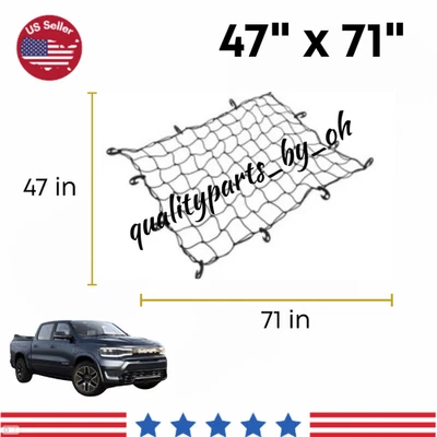 Ganchos para amarrar cama rede de carga resistente 47" x 71" para CADILLAC SRX 2004-16 - Imagem 1 de 4