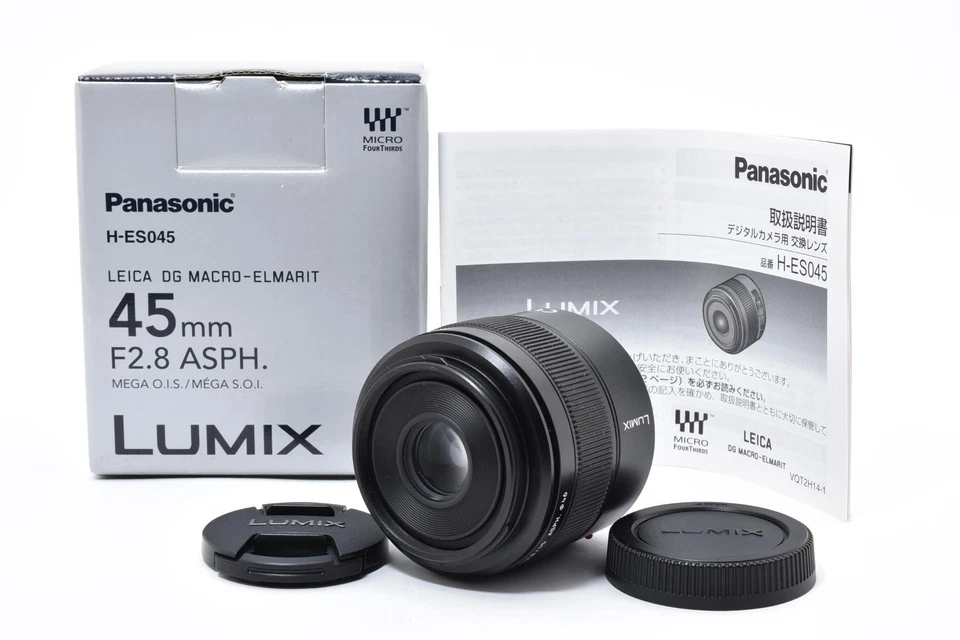 [Exc++] Panasonic Lumix G Leica DG Macro-Elmarit 2.8/45 Asph. Macro Lens Japan - Image 1 of 4