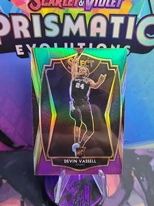2020-21 Select Devin Vassell Premier Level Green White Purple Prizm Rookie #179 - Bild 1 von 2