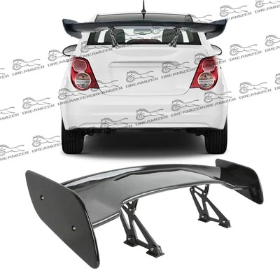 Alerón trasero 46" estilo GT negro brillante labio de ala carreras para Chevrolet Sonic Foto 1 de 4