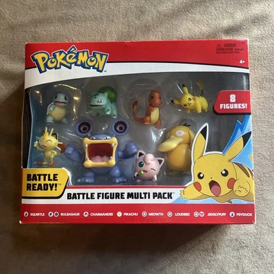 Nuevo Pokemon Battle Figura Multi-Pack 8 Figuras Completo Squirtle Charmandar Más Foto 1 de 4