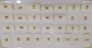 Morocco 1956 - 30 Different  Unadopted   Stamp  Proofs " Fish " - 10v - MNH . - Picture 1 of 4