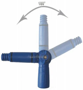 Adaptador de plástico cono angular accesorio para barra telescópica ajustable móvil - Imagen 1 de 3