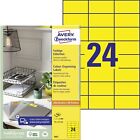 Avery Zweckform Universal Labels 70 x 37 mm for All A4 Printing Yell (US IMPORT)