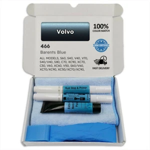 Lackstift für Volvo Blau BARENTS BLUE 466 S60 S40 V40 V70 S80 C70 XC90 XC70 C30 - Bild 1 von 4