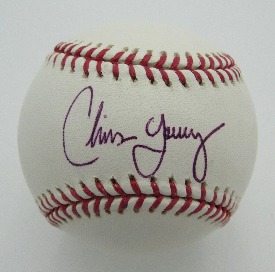 Chris Young San Diego Padres Firmado/Autografiado Oficial MLB Béisbol 155458 Foto 1 de 1
