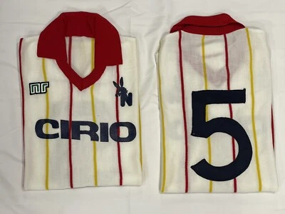 Maglia Bianca Giallo Rossa NAPOLI CIRIO KROL N°5 1982/83 Calcio PEZZO UNICO - Immagine 1 di 4