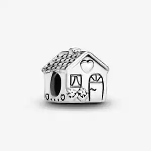 New 100% Genuine Authentic Pandora Little House Home Sweet Home Charm ~791267 - Picture 1 of 7