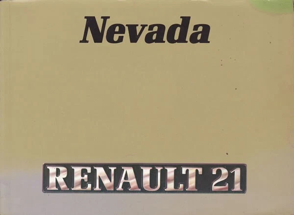 RENAULT R.21 Nevada - Libretto Uso e Manutenzione - 1987 - Italiano - Immagine 1 di 1