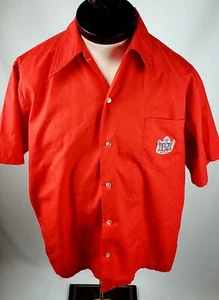 VTG Mr Kailua Hawaiian Short Sleeve Button Up Red  - Picture 1 of 5