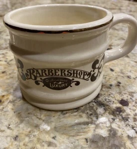 Franklin Toiletry Co Barbershop Old Fashioned Luxury Shaving Cream Mug Cup - Picture 1 of 7