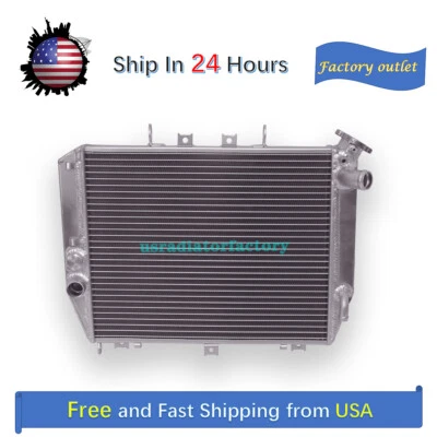New All Aluminum Radiator For Kawasaki 2000-2001 Ninja ZX12 ZX12R ZX-12R - Изображение 1 из 4