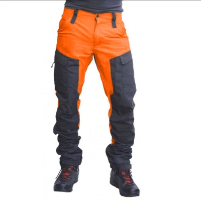 Pantalones de electricista para hombre monos ropa de trabajo mecánico pantalones de trabajo de varios bolsillos Foto 1 de 4