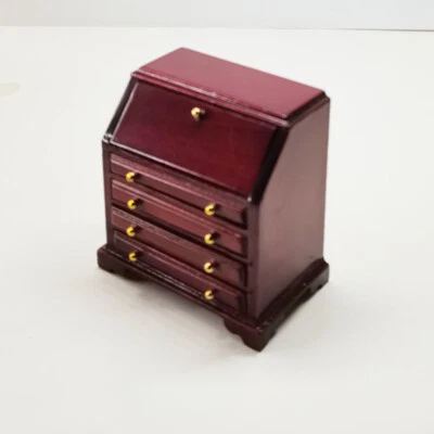 Villa Vintage Plain Bookcase Cabinet1:12 Scale Dollhouse Miniatures Decorate - Image 1 of 4