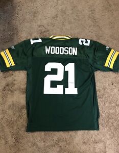 Charles Woodson Green Bay Packers Home On Field Jersey Size 52 Reebok