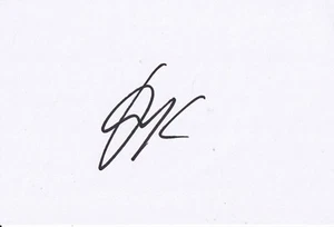 Football - Lewis Koumas - Hand Signed 6x4 Inch White Card - Liverpool - Picture 1 of 2