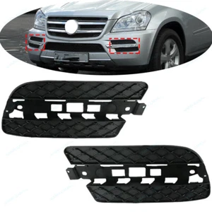 L&R Front Bumper Cover Grille For 2010-12 Mercedes Benz GL W164 GL350/450 GL500 - Picture 1 of 7