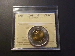 Canada two dollar 1998, Business strike ICCS MS-66 - Picture 1 of 3