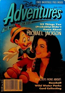 Disney Adventures Magazine June 1993 Michael Jackson Pinocchio - Picture 1 of 2