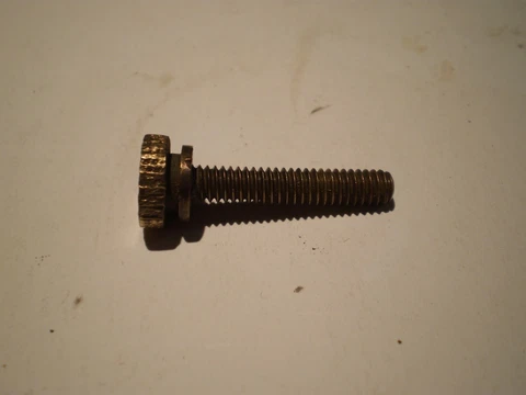 Planet Jr.  Seeder SEED STOP ADJUSTER, Pre WWII Brass Vintage Garden Cover