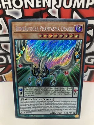 Yu-Gi-Oh! TCG Buntäugiger Phantasma-Drache BLCR-DE075 Secret Rare Near Mint 1st - Bild 1 von 2