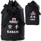 DanRho Dojoline Canvas Tasche Ju-Jutsu Judo Karate schwarz Seesack Rucksack