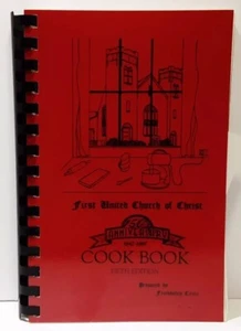 Galion Ohio First United Church of Christ 150 Anniv Cookbook & Correction Page - Picture 1 of 18