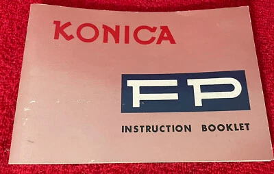 柯尼卡 FP 35 毫米胶片相机 英语所有者手册说明书 — 第 1/4 张图片