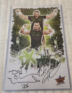 DX Shawn Michaels Triple H HHH SIGNED photo Wrestling autograph 11x17 - WWE WWF