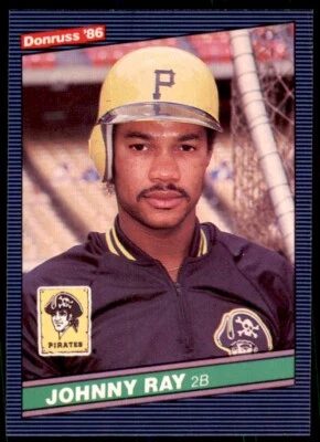 1986 Donruss Johnny Ray Baseball Cards #186 - Image 1 of 2