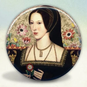 Anne Boleyn Tudors The Six Wives of Henry VIII Pocket Mirror - Picture 1 of 3