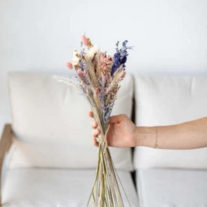 Mittlerer Trockenblumenstrauß "Summerfeelings" - Picture 1 of 3