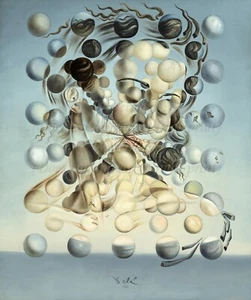 SALVADOR DALI Surrealism Art Poster or Canvas Print "Galatea of the Spheres" - Picture 1 of 1