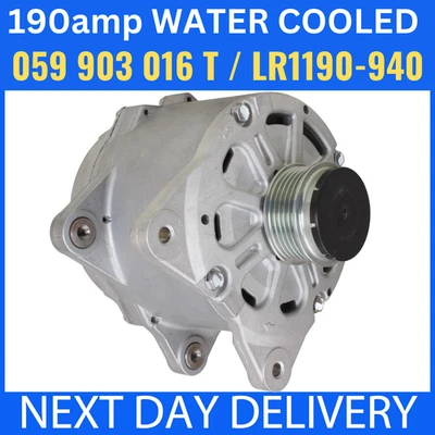 fits AUDI Q7 4LB 4.2 & 6.0 DIESEL 2007-2014 059903016T LR1190-940 NEW ALTERNATOR - Image 1 of 4