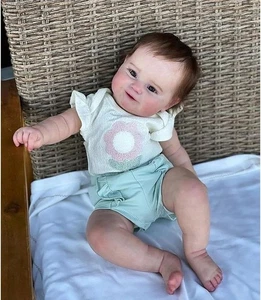 "Realistic Reborn Baby Doll Maddie Girl – 20” Full Silicone Vinyl Body, Washable - Picture 1 of 4