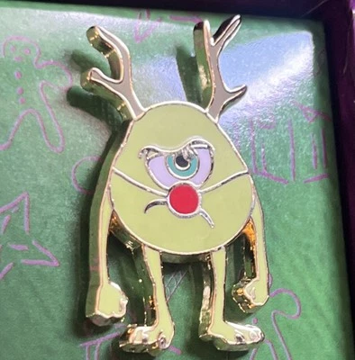 Disney Shopping Mike Wazowski Solo Navidad 2010 Adviento #3 LE 300 Prendedor Monstruos Foto 1 de 3